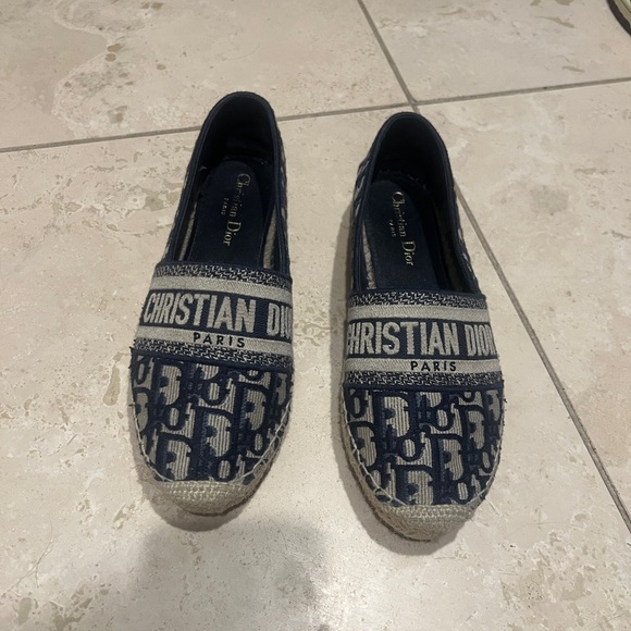 Dior Women's Blue Espadrilles - Picture 1 of 4